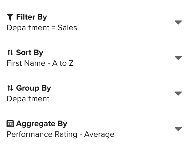 the settings of the app
