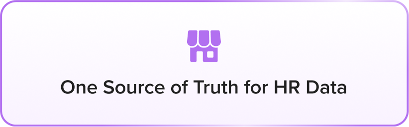 one source truth for hr data