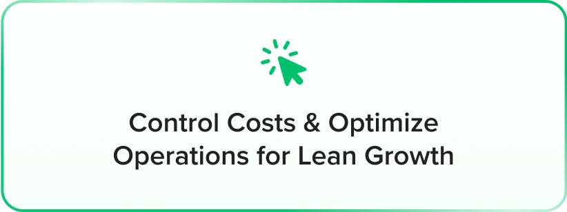 control costs online operations