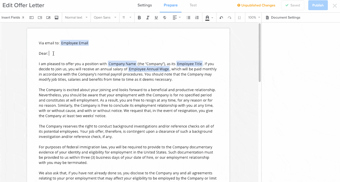 a screenshote page with the email section highlighted