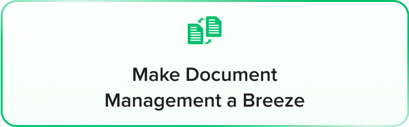 make document management breeze