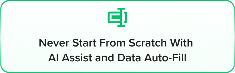 never start from scratch with alsst and data auto fill