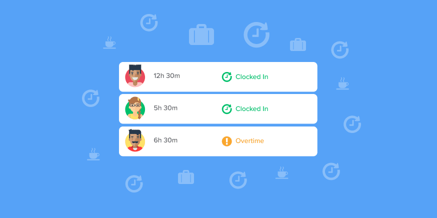 a screenshot app with a blue background and icons