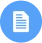 a blue and gray icon with a document