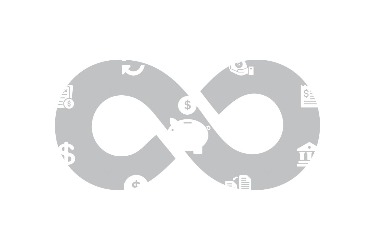 a white background with two gears and a white background with a gray background