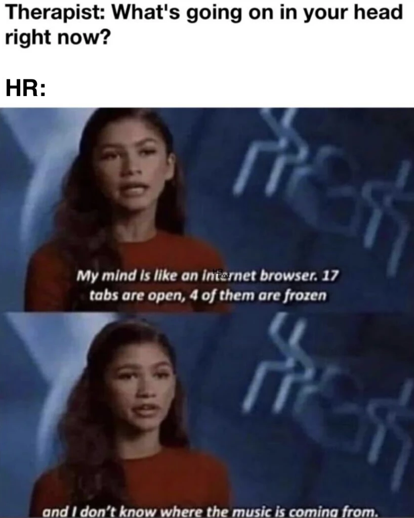 zendaya HR meme