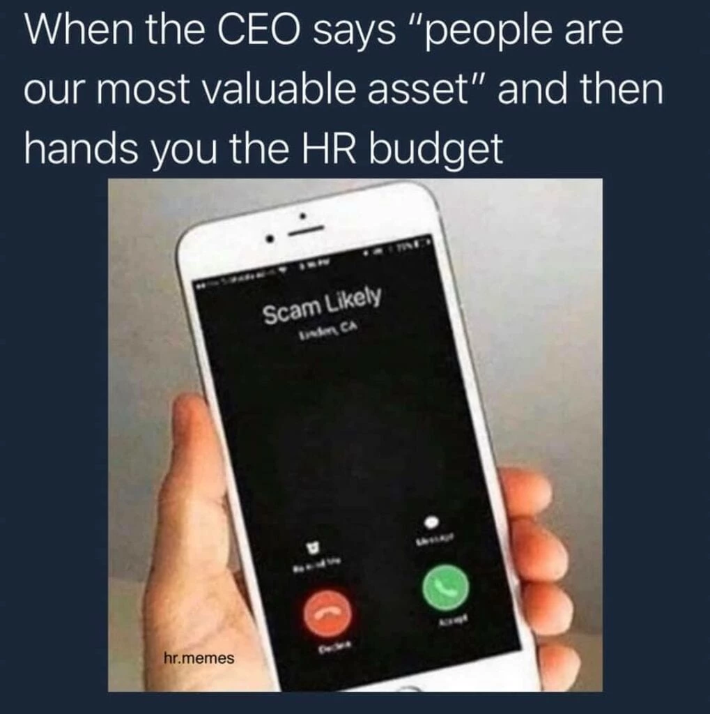 a person holding a cell phone with the text, when c ' s people are unstual