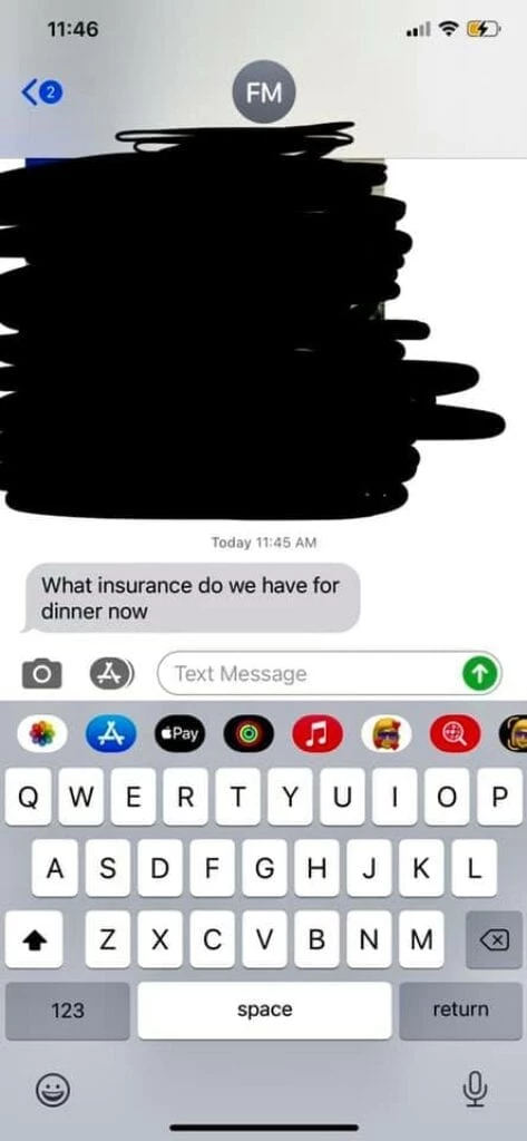 a text message with the message ' s message highlighted on it
