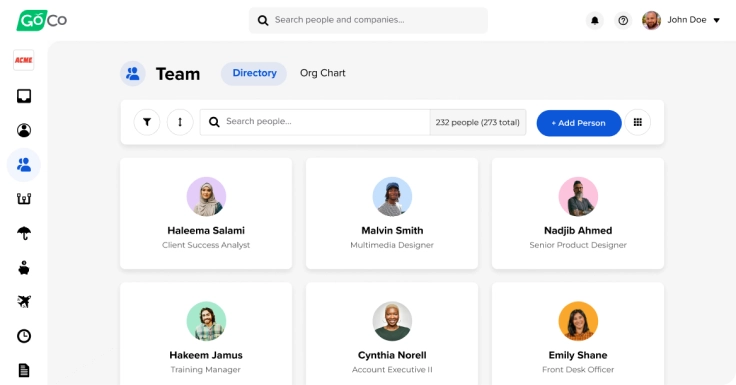 a screenshote screen with the team profile and the team profile