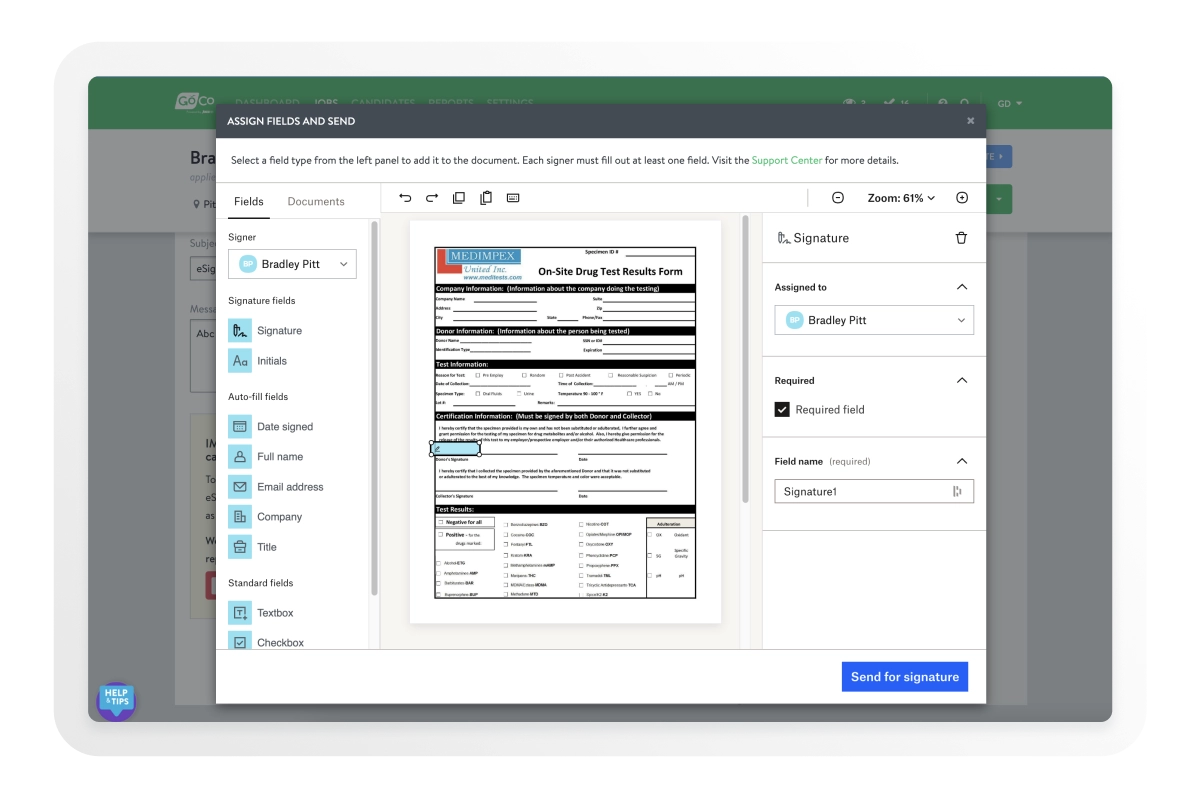 the form editor in the form editor editor