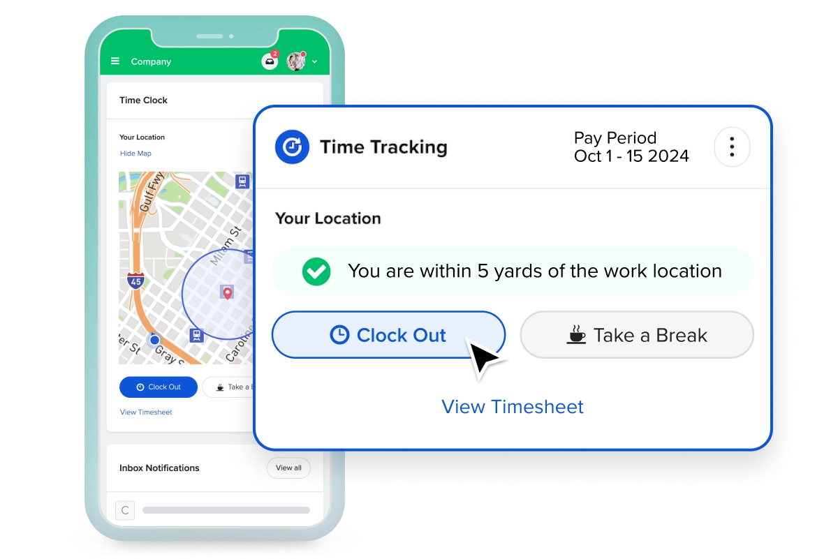 a phone with the location of a location on the screen
