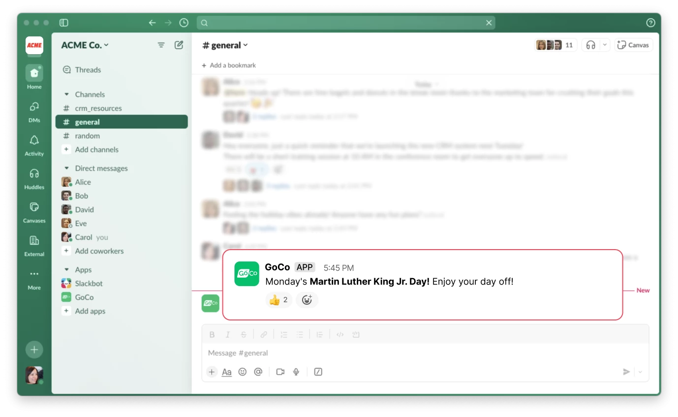 a screenshot of a green screen with the message ' go to the left side of the screen