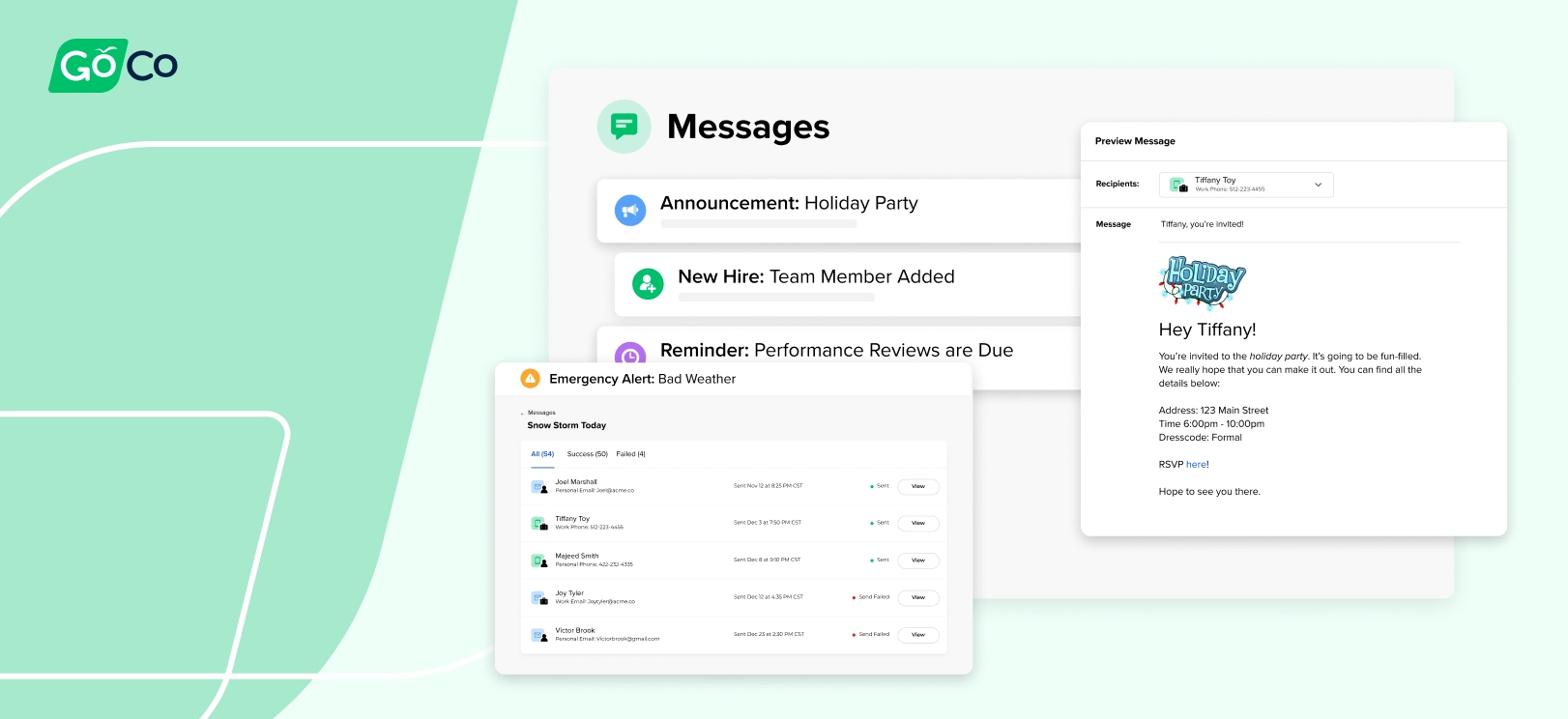 New! Team Messaging Comes to GoCo