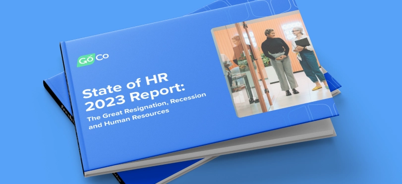 a book with the cover of the state of hr report