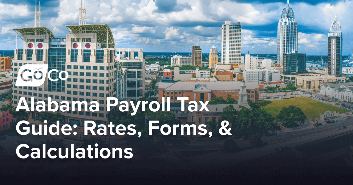 A panoramic view of the downtown Mobile, Alabama skyline.