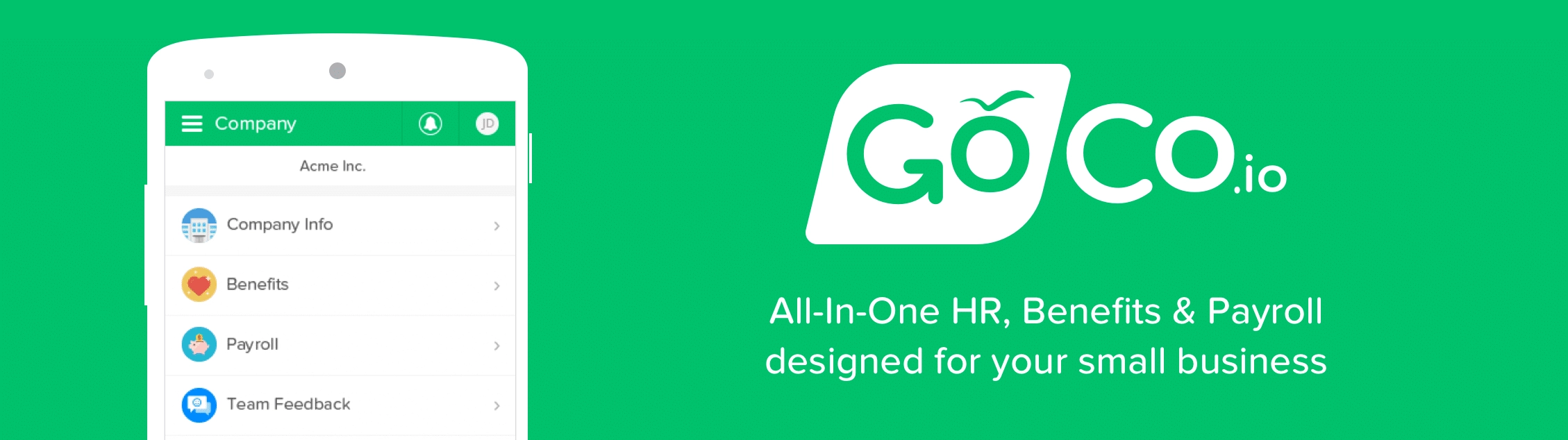 With GoCo's new mobile app, you and your employees have access to the full power of GoCo directly from any iOS or Android device.