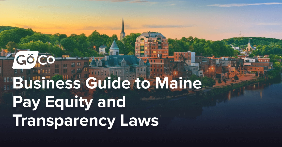 Augusta, Maine at sunset.