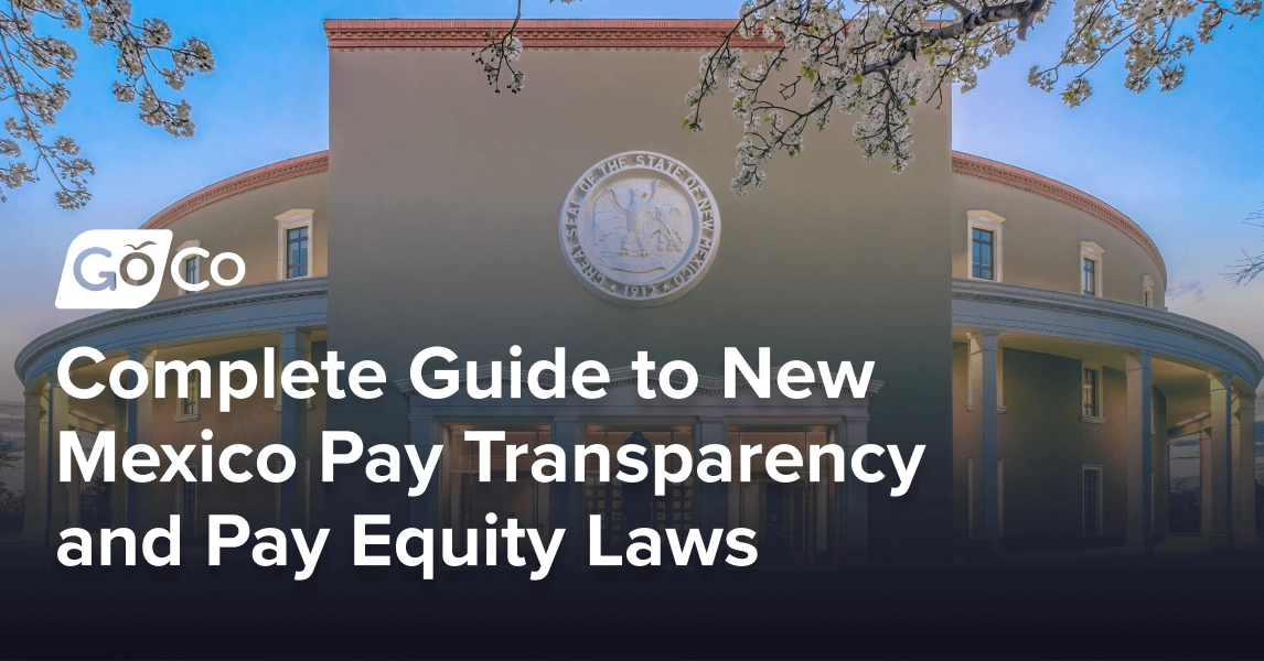 The New Mexico state capitol building at dusk.
