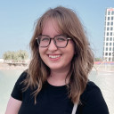 a woman in a black shirt